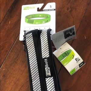 Flipbelt reflective running belt, brand new